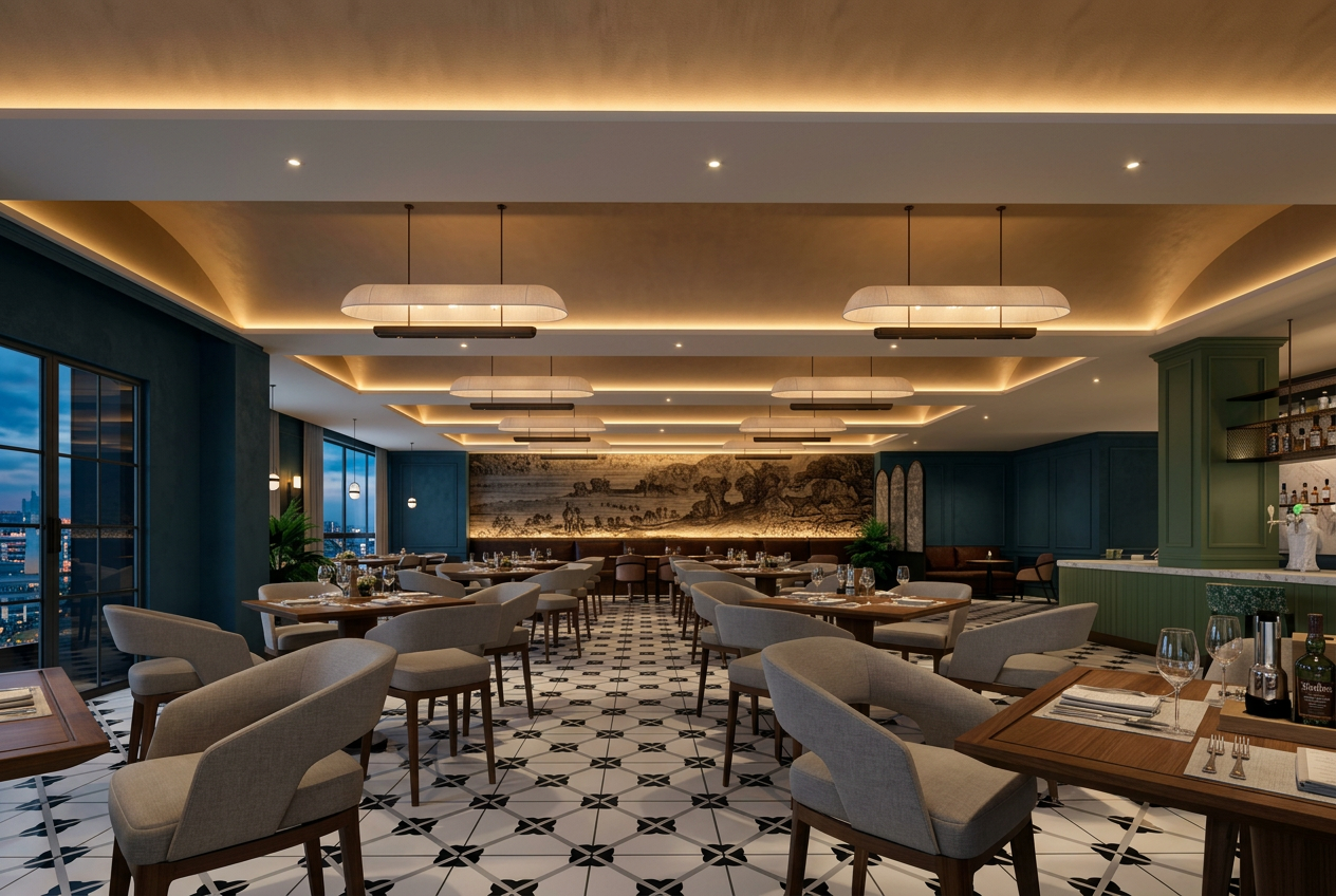 Restaurant concept render